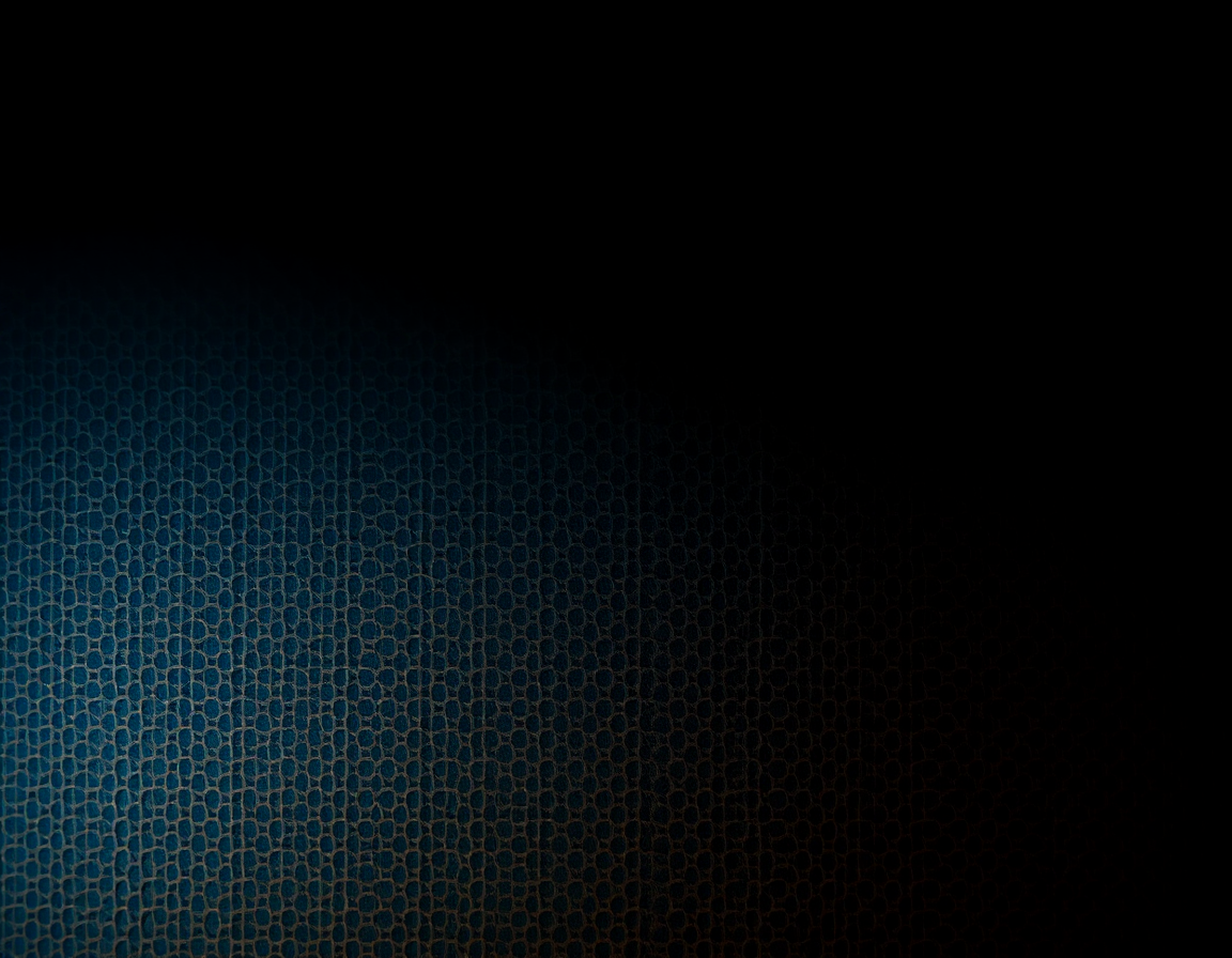 Illustration: close detail of perforated one-way vision window film on dark glass